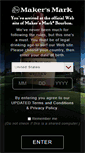 Mobile Screenshot of makersmark.com